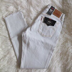 NWT Levi's Premium 501 High Rise Skinny Blue Light Wash Denim Jeans Size 30